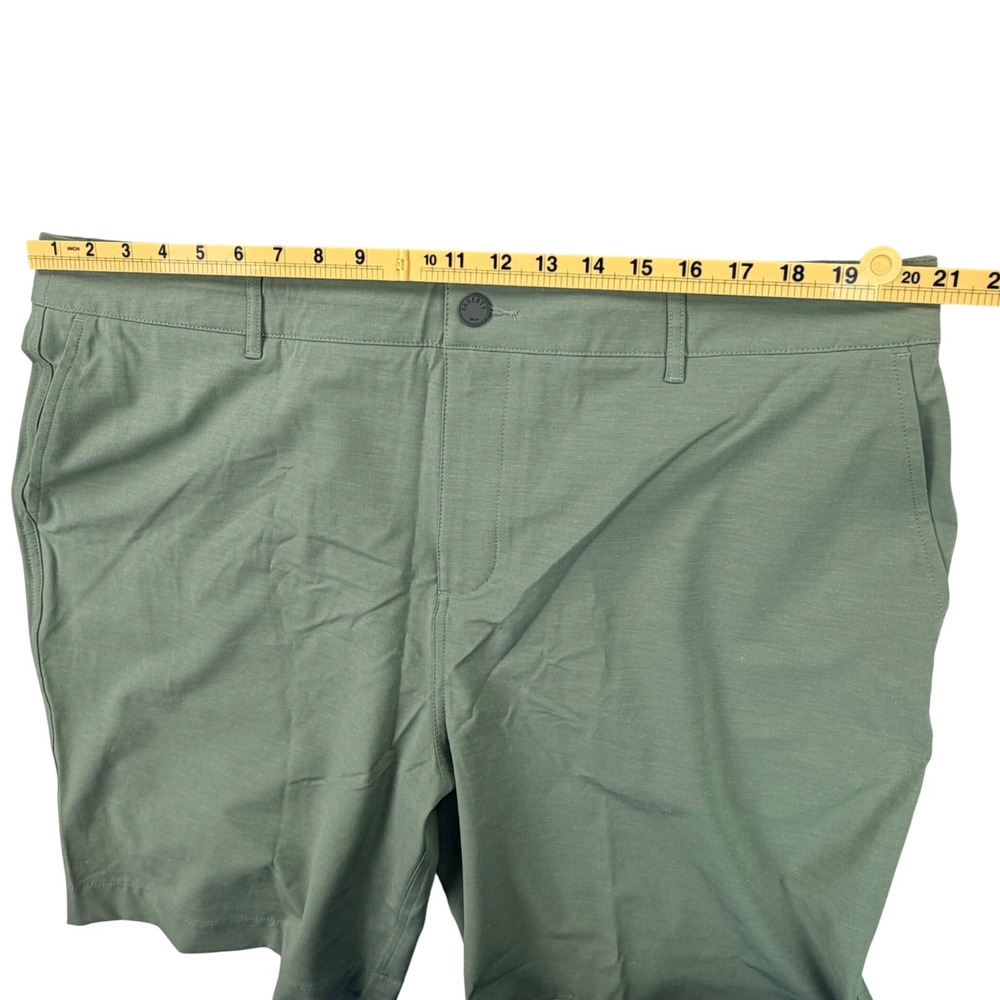 Faherty Shorts Men 40 Green All Day Hybrid Performance Stretch Drawstring Chino - Picture 8 of 11